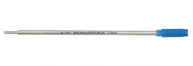 ball pen refill 1 pack (10 pcs) 116mm - German tip, German blue ink