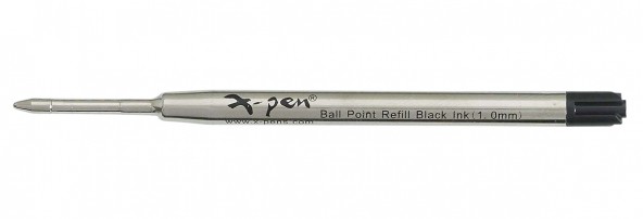 ball pen refill 1 pack (10 pcs) 98mm - Swiss tip, USA black ink