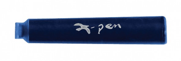 fountain pen refill blue ink 1 pack (24 pcs)